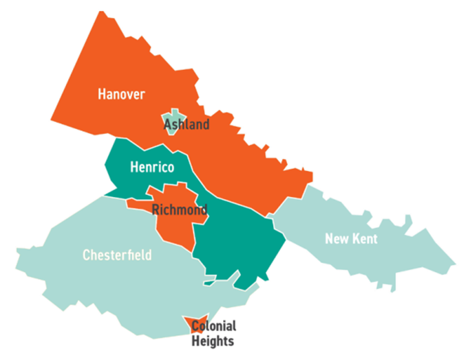 Richmond Region Map